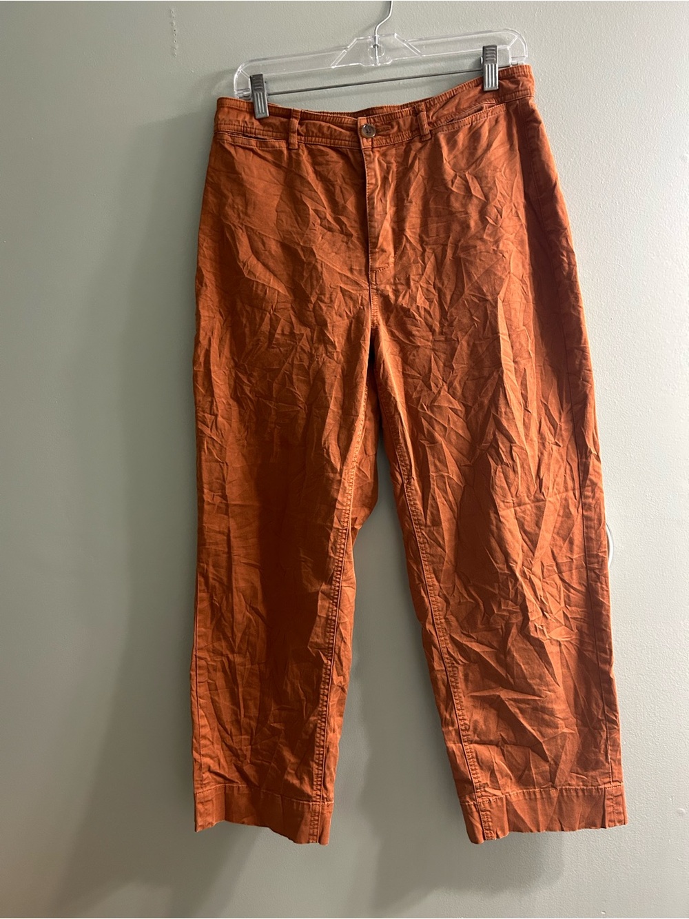Everlane curved canvas pants mid rise - Picture 6 of 7